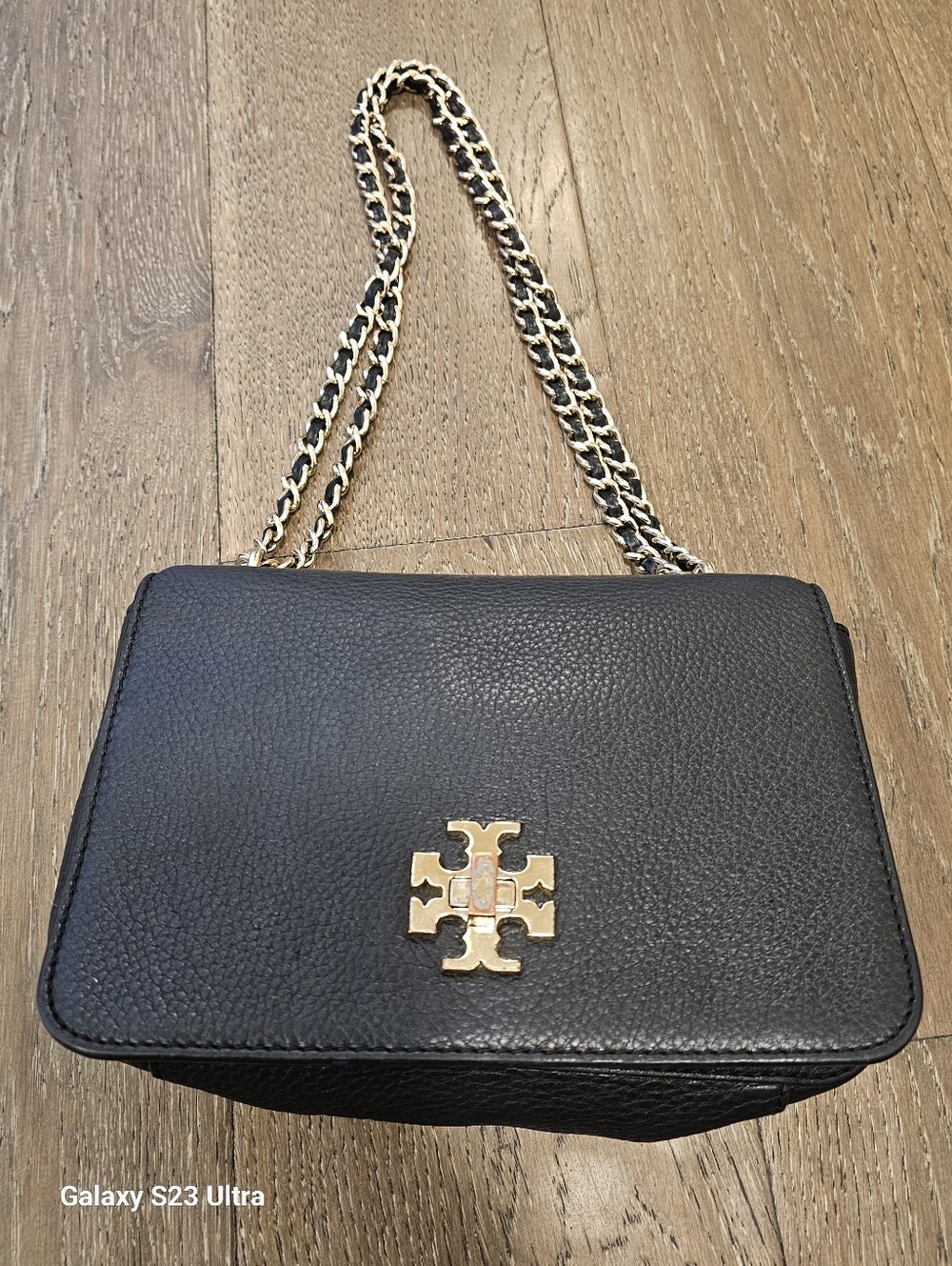 Tory Burch Black Leather Crossbody Bag